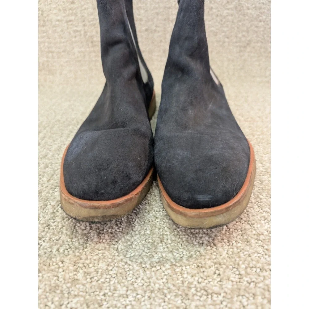 New Republic Boots Mens 11 Sonoma Chelsea Boots Blue Suede Upper
